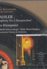 EMI Classics gostav Mahler Symphony no 2 Resurrection Otto Klemperer