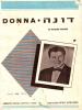 תמונה של - donna דונה ריצ'י אבאנס ritchie valens חוברת תווים כולל תמונה של הזמר חמישה שירים של אלביס פרסלי כולל תווי פתיחה