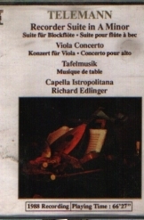 תמונה של - Telemann Recorder Suite in A Minor Naxos CD